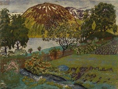 junikveld i hagen av Nikolai Astrup