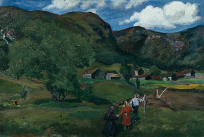Lekende barn av Nikolai Astrup