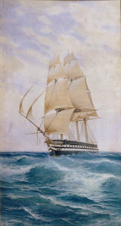 Skipet på linjen Imperatritsa Mariya, 1890-tallet av Nikolai Dmitryevich Prokofyev