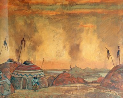 Borodin, Prince Igor / Scene v. Roerich av Nikolai Konstantinowitsch Roerich