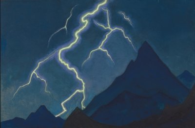 Call of the Heaven. Lyn, 1935-1936 av Nikolai Konstantinowitsch Roerich
