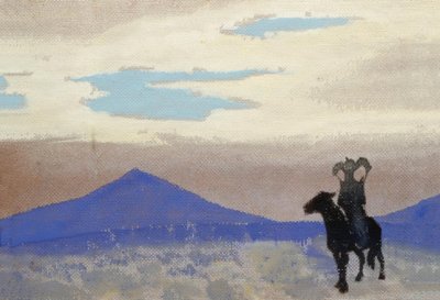 Moren til Genghis Khan / maleri av N.K. Roerich av Nikolai Konstantinowitsch Roerich