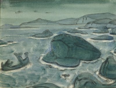 Kjempekvinne Kriemhild, 1915 av Nikolai Konstantinowitsch Roerich