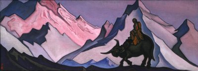 Lao-karakterer, 1943 av Nikolai Konstantinowitsch Roerich