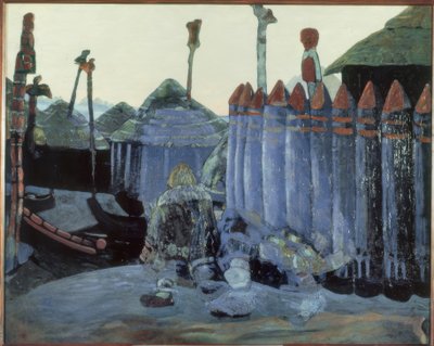 N.K. Roerich, hedensk tempel av Nikolai Konstantinowitsch Roerich