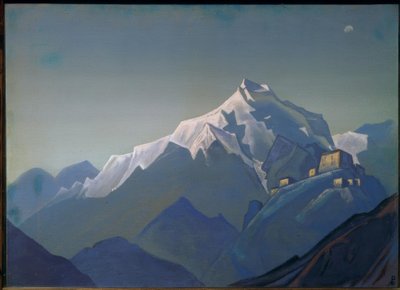 Tibet. Et kloster av Nikolai Konstantinowitsch Roerich