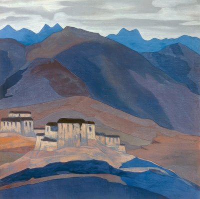 Tibetansk kloster av Nikolai Konstantinowitsch Roerich
