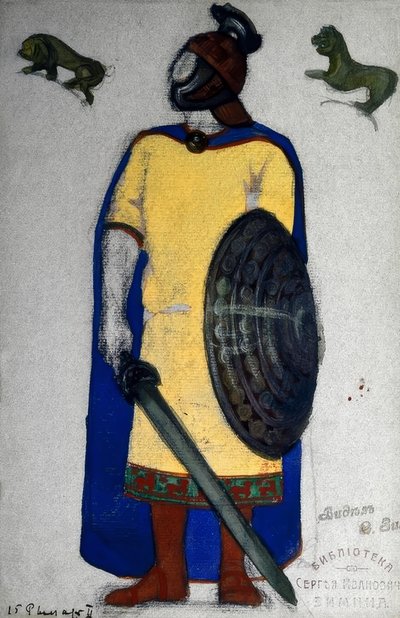 Wagner / Tristan und. Isolde / Figur / Roerich av Nikolai Konstantinowitsch Roerich