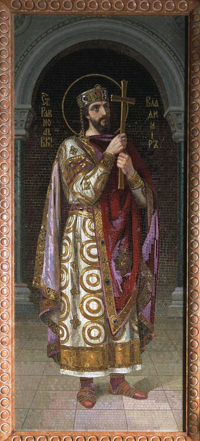 Saint Vladimir av Kiev, 1900-tallet. av Nikolai Kornilovich Bodarevsky