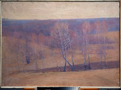 Printemps (vår) - Maleri av Nikolai Pavlovich Ulyanov (Ulianov) (1875-1949), olje på lerret - russisk kunst, slutten av 1800-begynnelsen av 1900-tallet, modernisme - Regionalt kunstmuseum, Kaluga (Russland) av Nikolai Pavlovich Ulyanov