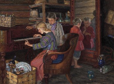 Sosialiseringen, 1918 av Nikolai Petrovich Bogdanov Belsky
