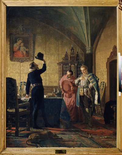 Den falske Dimitri (den første, eller Dimitri II av Nikolai Vasilievich Nevrev