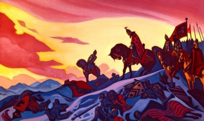 Alexander Nevsky av Nikolai Konstantinowitsch Roerich