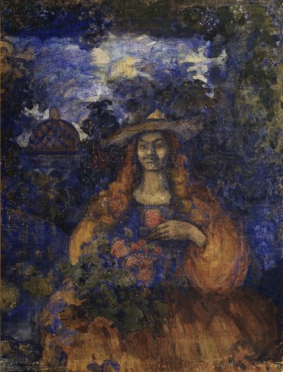 Design for operaen Carmen av G. Bizet, ca. 1905 av Nikolaj Nikolaevic Sapunov