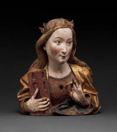 Relikvieskrinbyste av Saint Barbara, ca. 1465 av Nikolaus Gerhaert von Leyden