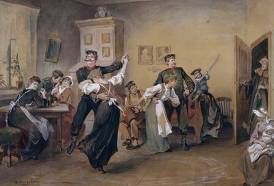 Dans på loftet av Nils Bergslien