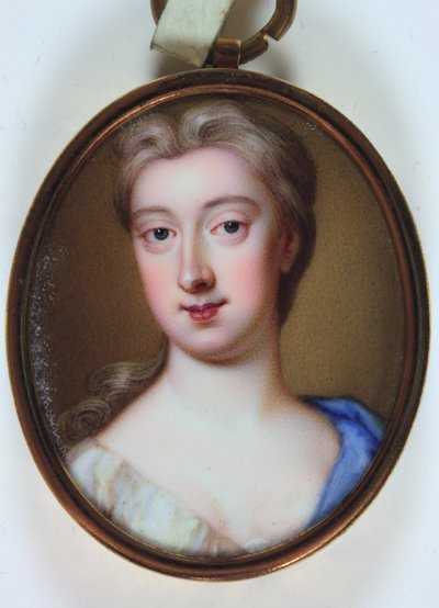 Lady Henrietta Cavendish Holles Harley (emalje på gull) av Noah or Seeman Abraham (fl.1751) (attr.to) Seaman
