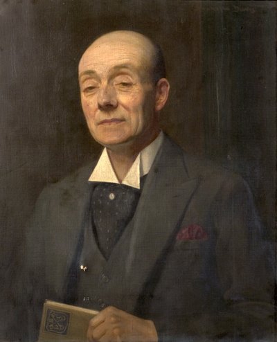 Edward P. Day, mester ved Bingham Public Elementary School (olje på lerret) av Noel Denholm Davis