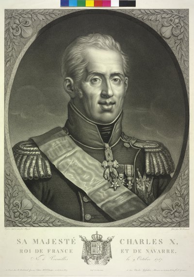 Frankrikes konge Karl X av Noel Francois Bertrand