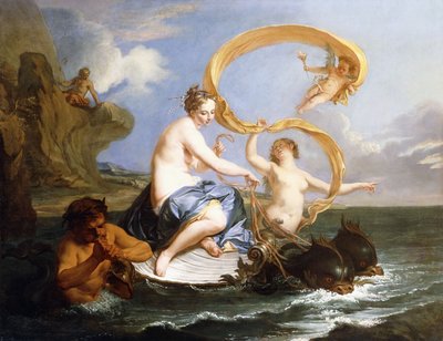 Galateas triumf, ca. 1727 av Noel Nicholas Coypel