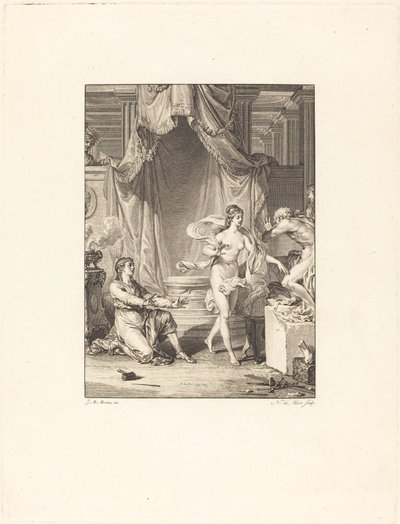 Pygmalion av Noël Le Mire after Jean Michel Moreau