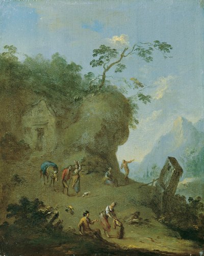 Hytte på skoghøyde av Norbert Grund