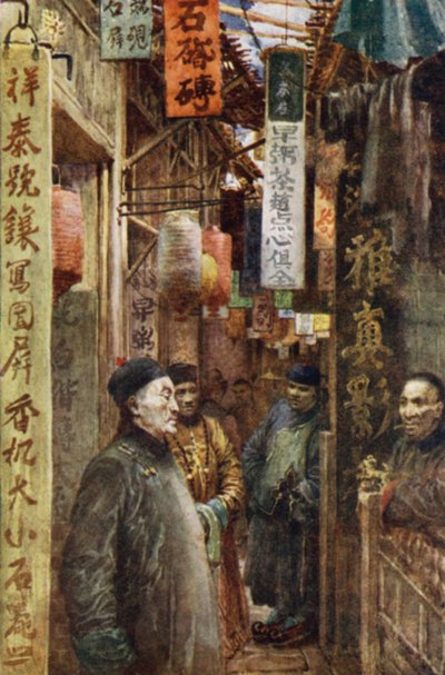 En gate i Canton, Kina av Norman Hardy