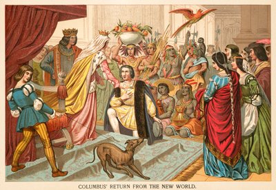 Columbus er tilbake fra den nye verden av North American
