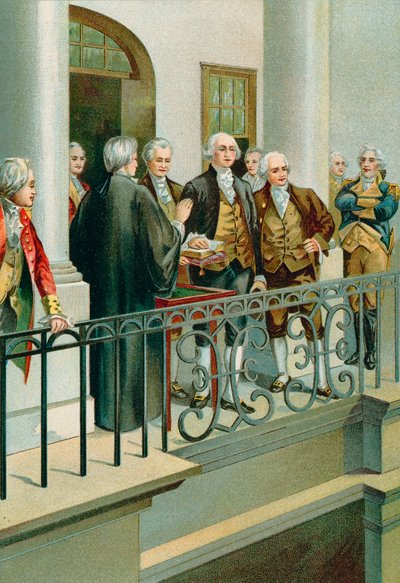 George Washington avla ed som president av North American