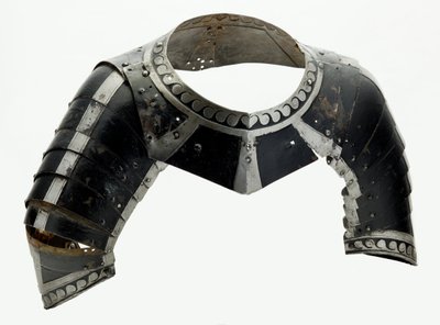 Almain Collar, ca. 1580 (lakkert stål med moderne skinn) av North German School