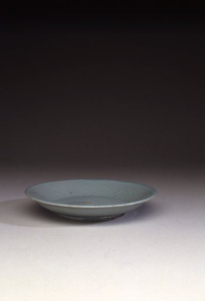 Sjelden Ruyao grunne tallerken (keramikk) (se også 466677) av Northern Song Dynasty Chinese School