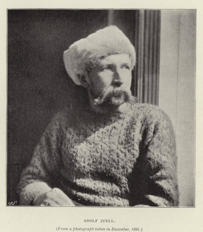 Adolf Juell (b/w photo) av Norwegian Photographer