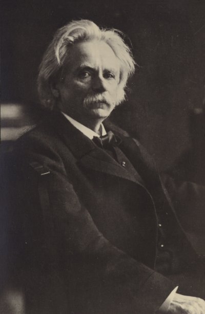 Edvard Grieg , norsk komponist og pianist (1843-1907) av Norwegian Photographer