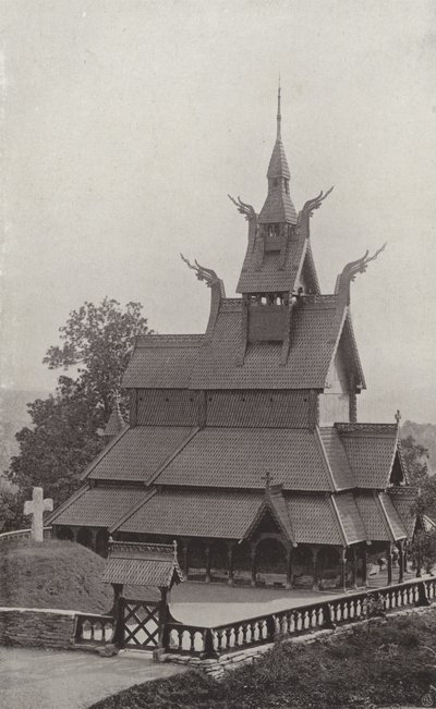 Fortun tømmerkirke av Norwegian Photographer