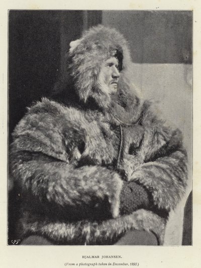 Hjalmar Johansen (s/h foto) av Norwegian Photographer