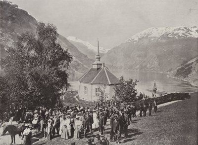 Merok, Geiranger (s/h foto) av Norwegian Photographer