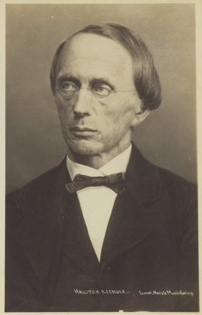 Portrett av Halfdan Kjerulf av Norwegian Photographer