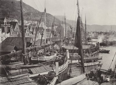 Utsikt over Bergen Havn av Norwegian Photographer