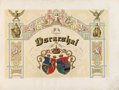 Oscarshal tittelside, 1852 av Norwegian School