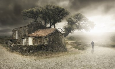 «Old House Misty Journey» av Nuno Araujo