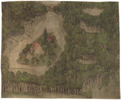 En gård i en skog av Nuremberg School