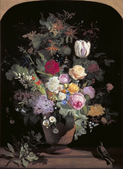 Blomster i en vase av O.D. Ottesen