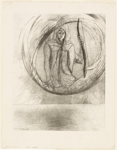And Beyond, Astral Idol, Apotheosis, plate 2 av 6 av Odilon Redon
