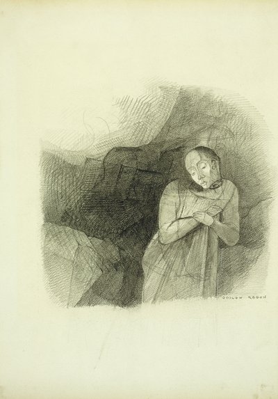 Åpenbaring, 1870-75 av Odilon Redon