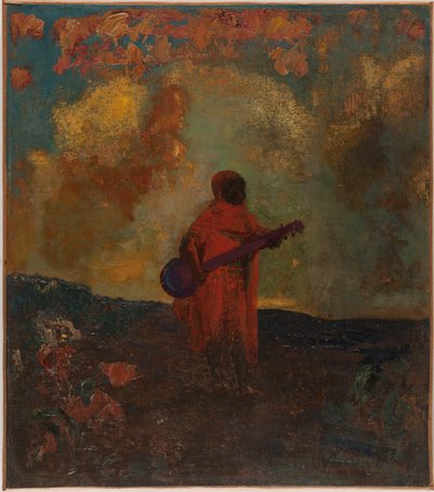 Arabisk musiker av Odilon Redon