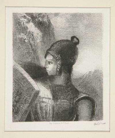 Br?nnhilde, frontispice av La Revue Wagnerienne av Odilon Redon