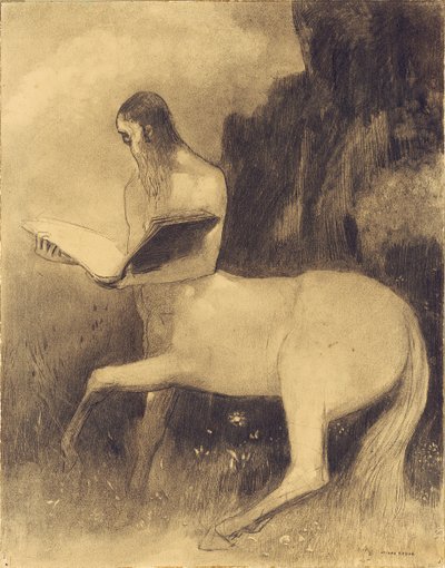 Leser Kentaur av Odilon Redon