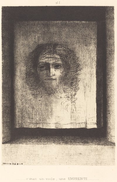 Det var et slør, et avtrykk (Det var et slør, et avtrykk) av Odilon Redon