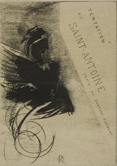 Cover-Frontispiece for Temptation of St. Anthony av Odilon Redon