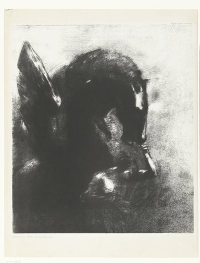 Den fangede Pegasus Pégase captif (tittel på objekt) av Odilon Redon